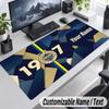 Custom Name Text Mouse Pad Fenerbahçe FC Personalized Desk Pad For Work And Gaming