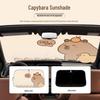 Capybara Cartoon Summer Sunshade - Cute Car Windshield Heat Protection