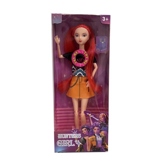 Vinyl Hunters Girl Figurine Anime Movie Girl Idol Action Figure with Movable Joints Collectible Pretend Play Toy Gift for Girls