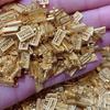 Xinfly 2023 Trendy Luxury Jewelry Fashion Solid 999 Pure 24K Gold Abacus Bead Lucky Charms Pendants 18K Gold Necklace