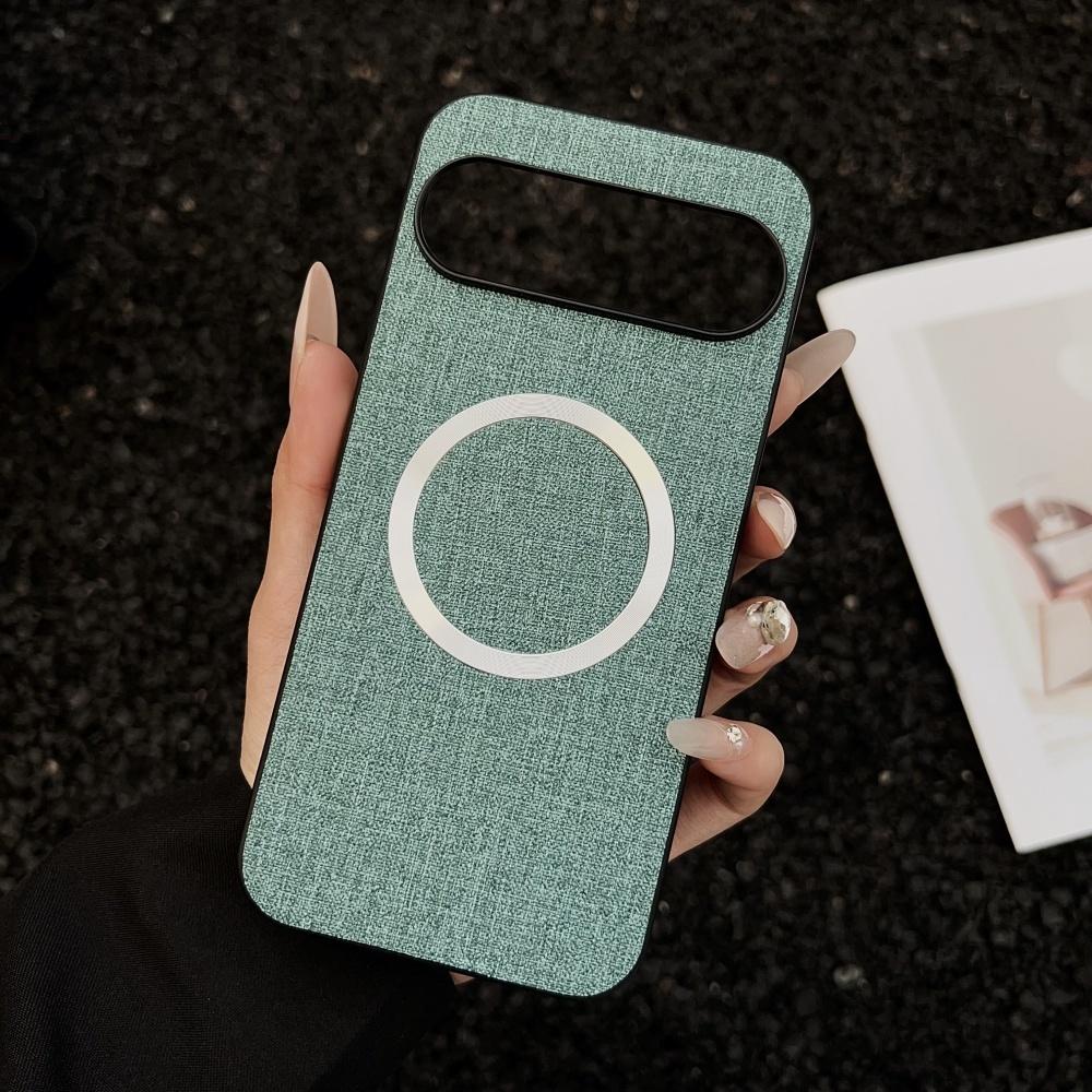 Tkanina Pokrowiec do Google Pixel 10 9 8 7 6 Pro XL 8A 7A 6A Magnetyczny Cienki Odporny na Wstrząsy Pokrowiec dla Pixel10 9Pro