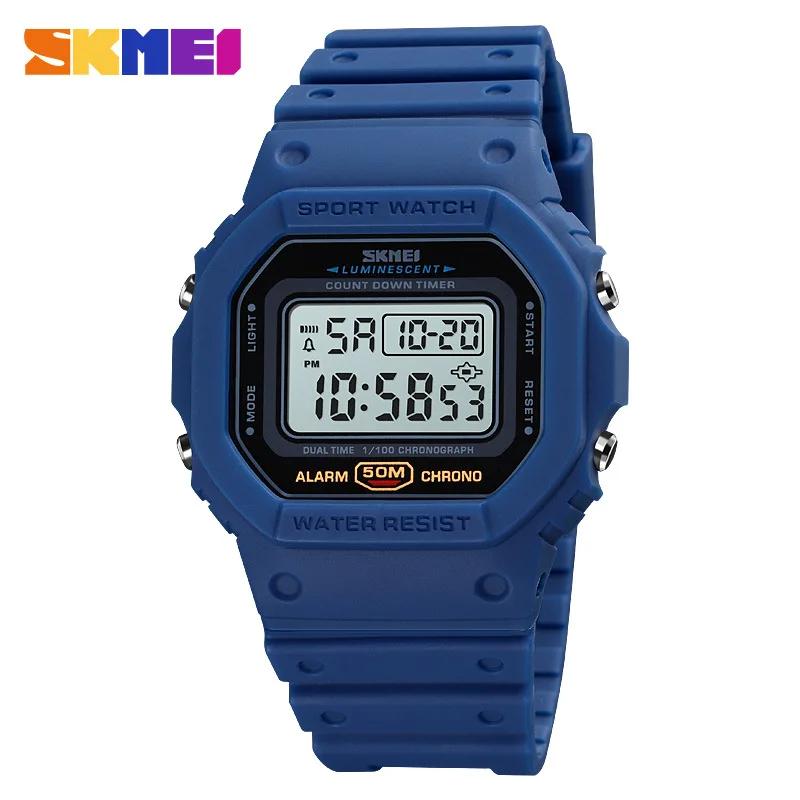 Watch Skmei 1628 Popular Square Dial Watch Manufacturer Digital LED Fashion Casual Men Digit Wristwatch