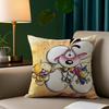Cartoon D-Diddl Rat Pillow Case Plush Fabric Soft Pillowcase Double Sided Print Sofa Cushion  Throwl,(1)