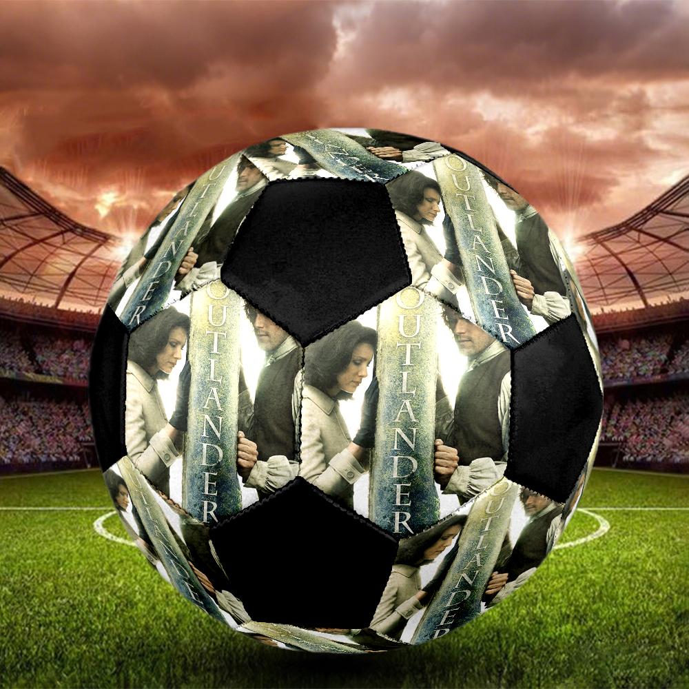 Vibrant Outlander Indoor Soccer Ball Colorful Machine Stitched PVC Size 5 Team Training Competition Ready Durable High-Bounce Cool Sports Gift
