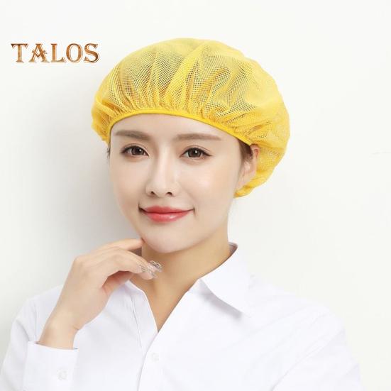 Reusable Bakery Hat Mesh Chef Cap Soft Breathable Friendly To Skin Washable Cooking Cap Protective Headwear