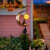 Solarbetriebene Rasenleuchten Hundefigur Glaskugel Erdspieß Garten Dekorative Lichter Ideales Festivalgeschenk