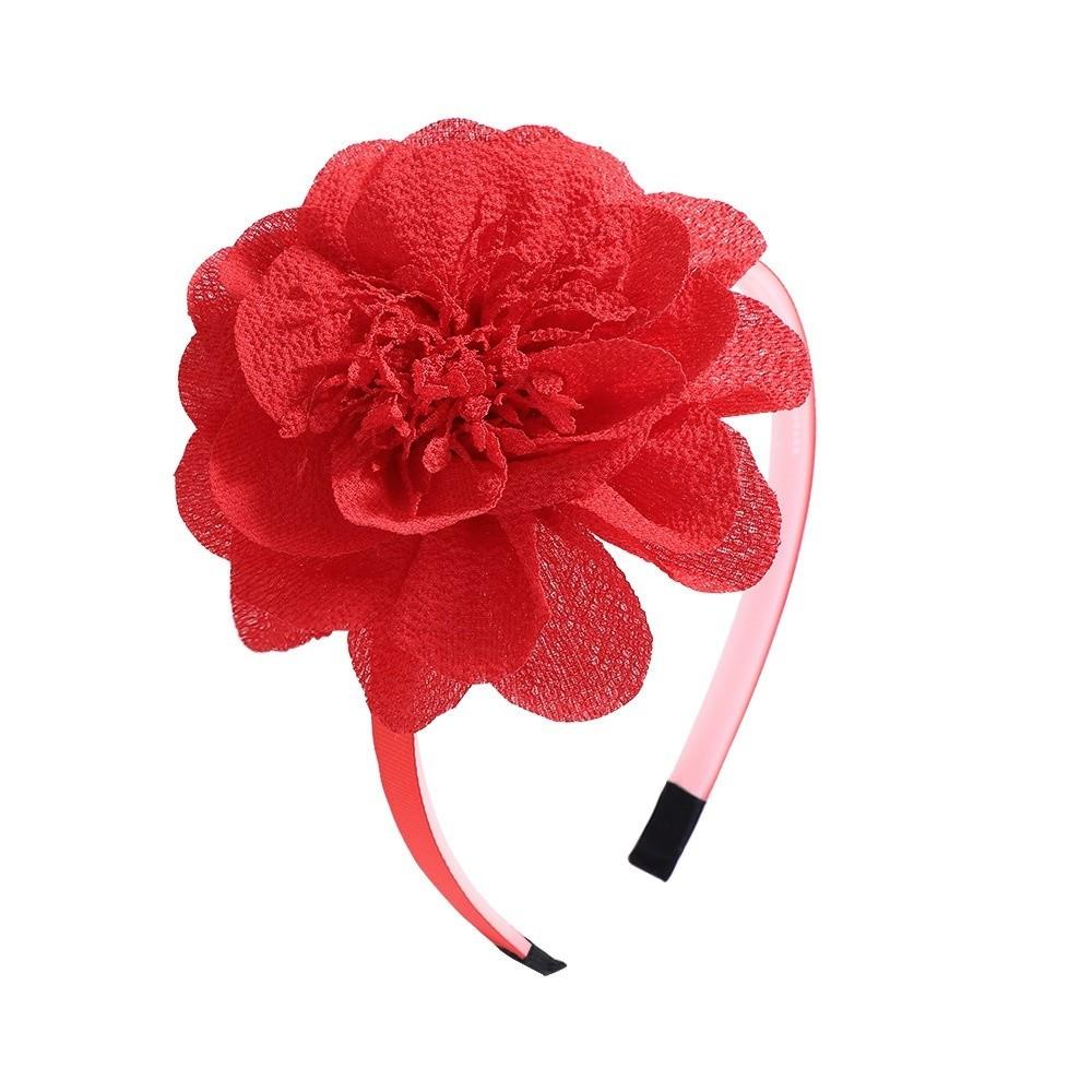 Multi-Layers Big Flower Headband Grosgrain Ribbon Girl Hair Hoop Headwear  Hair Accessories