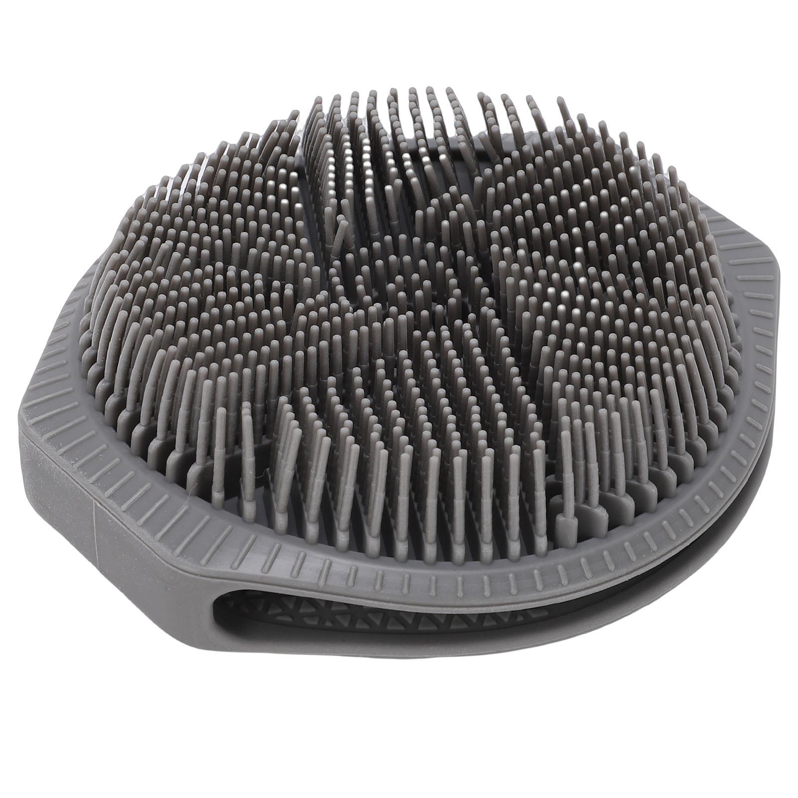 Silicone Bath Brush Dual Sided Silicone Body Scrubber Exfoliating Brush for Shower   Clning