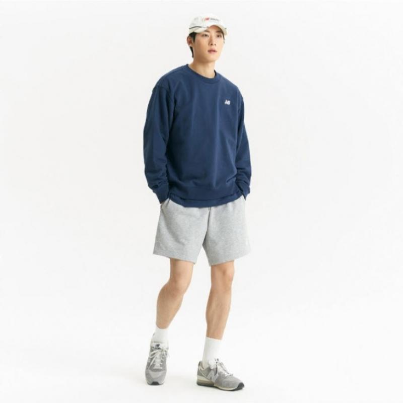 New Balance ShortS Rqk Nbnve2S011 15 Men S 4.5 Part Knit ShortS  looSe