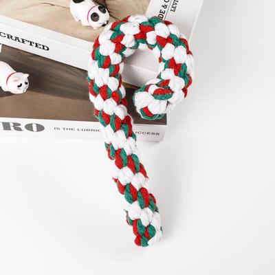 Three-strand Woven Cotton Rope Pet Chew Toy