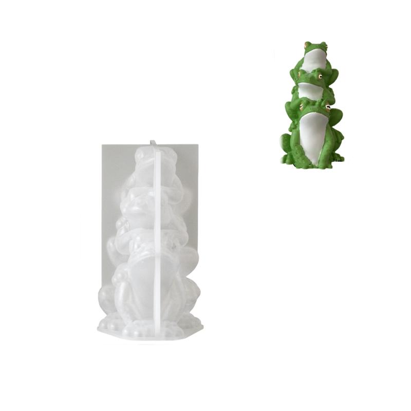 Easter Animal Silicone Candle Molds Heat Resistant Silicone Mould for Making Candle Soap Epoxy Resin Festival Decoration