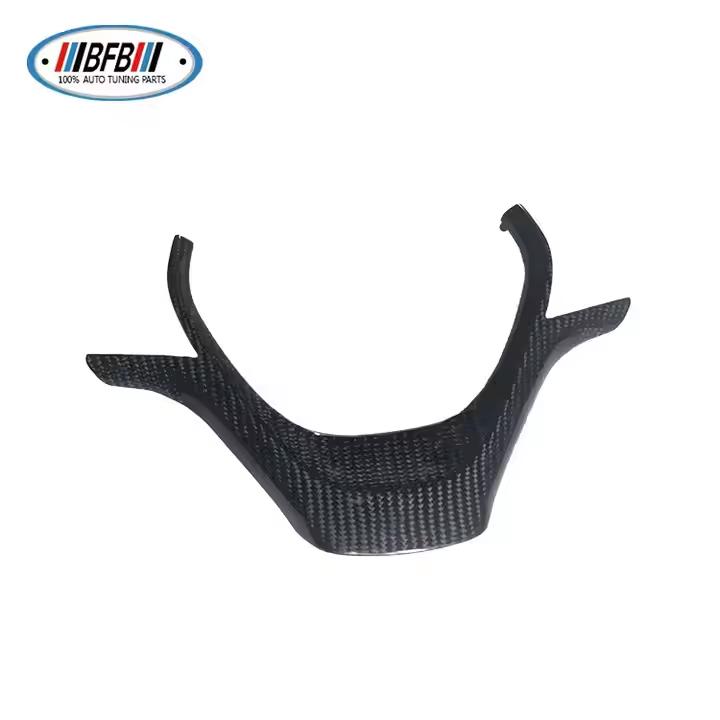 Carbon Fiber Replacement Steering Wheel Cover Trim for BMW F20 F30 F32 Deluxe Model Car Interior Accessories
