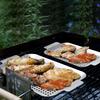Sturdy Stainless Steel Grill Pans For Outdoor BBQ With Perforated Design And Handles Ideal For Vegetables Fish Meat