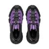 New LiNing Dunes Cushioning Anti Slip Wear Resistant Breathable Height Increasing Low Top Casual Shoes Women's Black Purple AGCU436-2