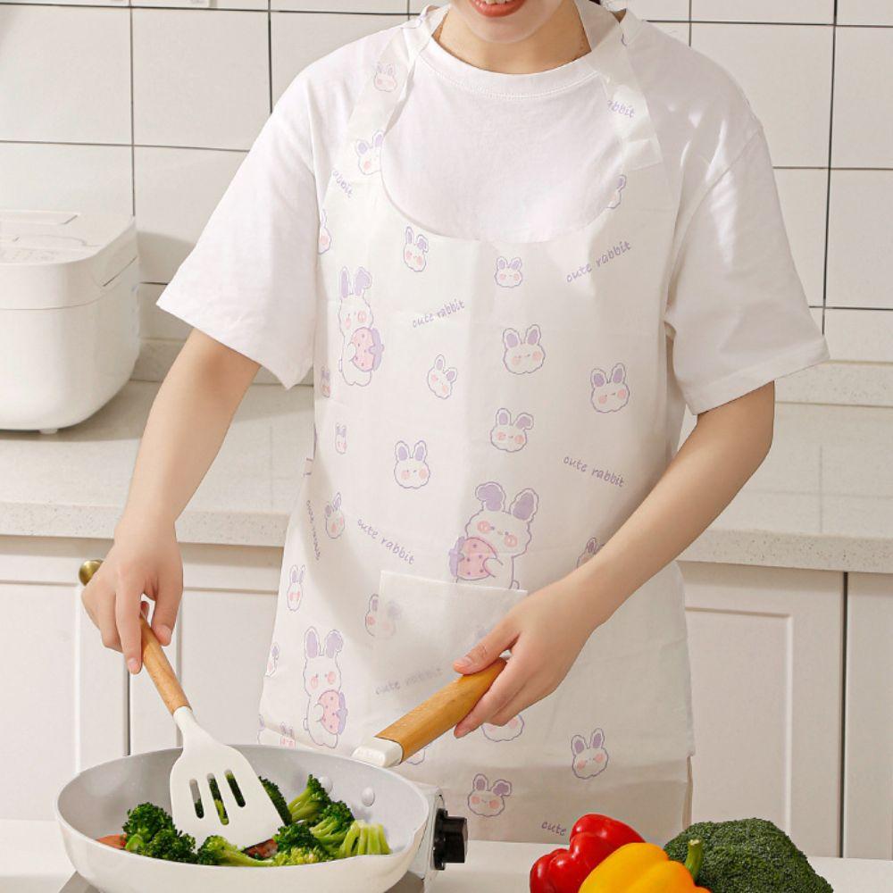 Breathable Unisex Aprons Anti Fouling Kitchen Apron Poratbele Hot Pot Restaurant Apron Female Male