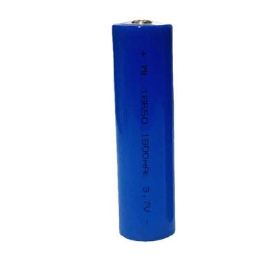 Lightweight Safe Efficient 18650 Lithium Battery 1800mAh Pointed Design for Long Duration Power Needs Emergency Lighting