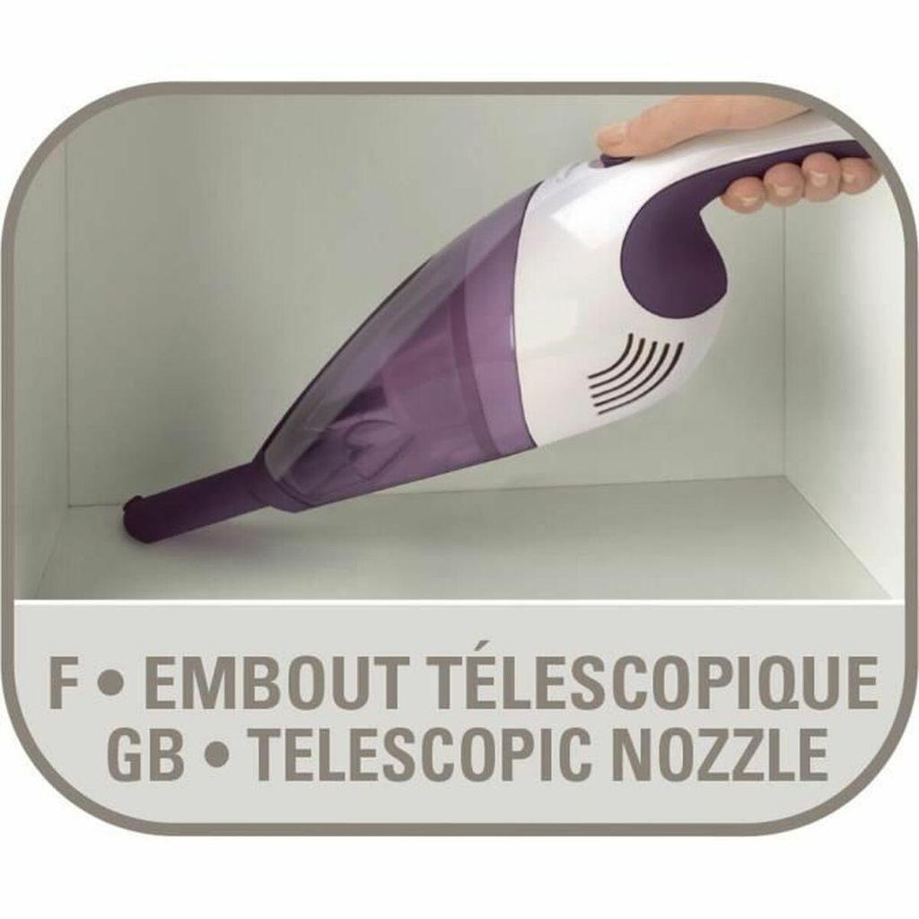 Rowenta Extenso AC232001 Handheld Vacuum Cleaner 3.6V Violet/White