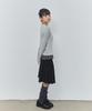 Isjabaibeu Check Layered Long Sleeve - Gray