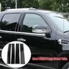 Chrome Pillar Posts For 07-2014 CADILLAC ESCALADE Set Door Panel Trim Cover 4pcs