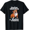 Funny Stealing Hearts Blasting Farts English Bulldog Gift Unisex T-Shirt