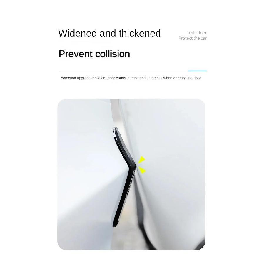For Tesla Model Y Juniper 2025 Door Protector Strip Anti-Collision Model 3 Door Side Edge Protection Sticker Guard Accessories Interior Mirrors 6