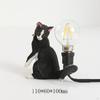 Stolní lampa ve tvaru umělé kočky, nástěnná lampa na stůl u postele, noční světlo pro dospělé a děti
