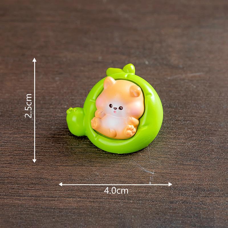 Cute Fruit Cute Small Animal Dolls Micro Landscape DIY Decorations Blind Bag Accessories Car Small Ornaments