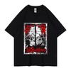 Spell Return To War T-shirt Men's Five Knotts Youren Summer Cotton Crew Neck Printing Short Sleeve Anime Peripheral Clothes