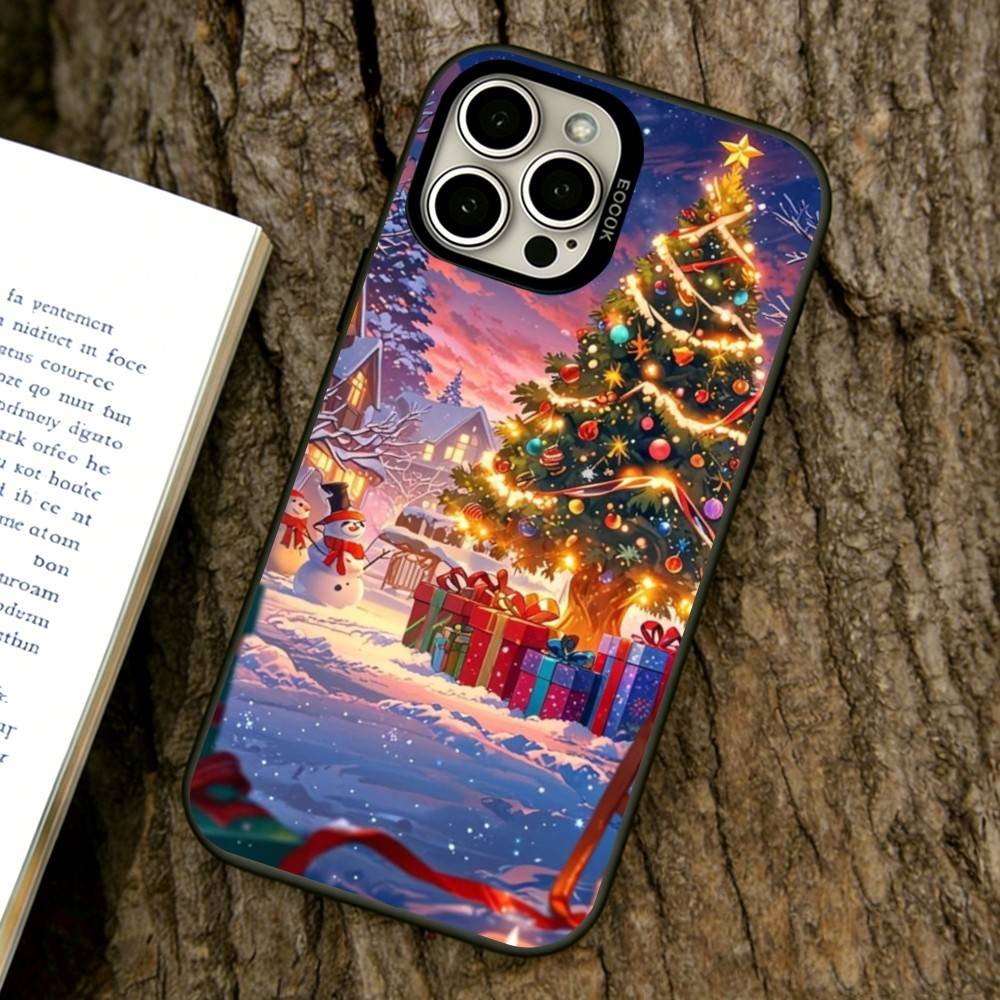 

Christmas Carnival Phone Case For iPhone 17,16,15,14,13,12,11 Plus,Pro Max,XS,Colorful Silver Black Cover iPhone15