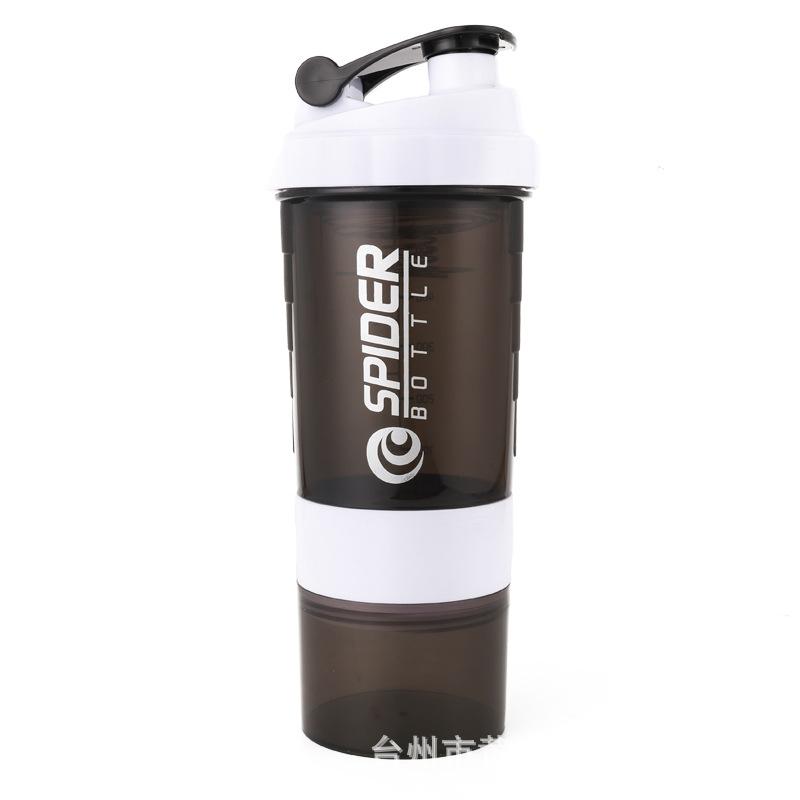 550ML Protein Powder Shaker Cup Milkshake Cup Fitness Cup Mixing Cup with Printed Plastic Cup Water Cup