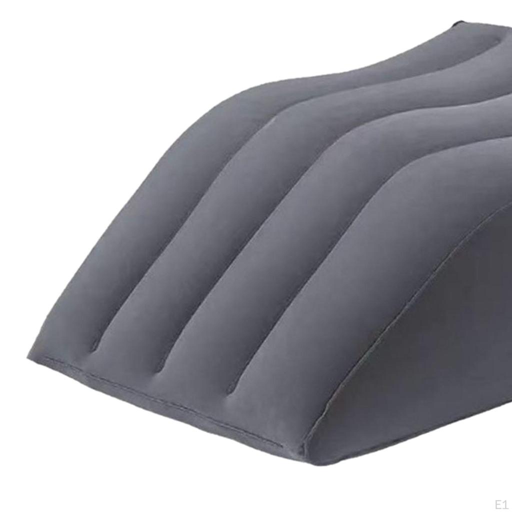 Inflatable Leg Pillow Support Feet Knee Wedge for Airplane Camping