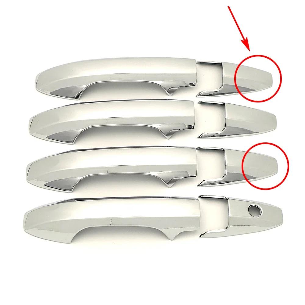 For Honda Accord 7 Gen 2003-2007 Carbon Fiber Color Exterior Parts Chrome Door Handle Cover Decoration Trim Protection Sticker