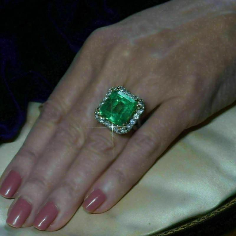 European and American Light Luxury High-end Feeling Zircon Ring With Adjustable Opening For Female Engagement and Wedding Rings