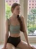 Bainu Ribbon Twist Two-Piece - Brown & Mint