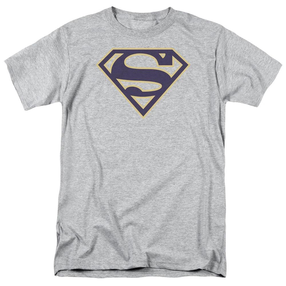 Superman  Navy & Gold Shield  T-Shirt - Regular or Tank - to 5X XL