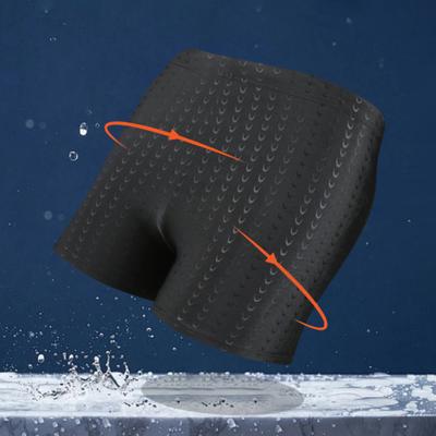 Pánské elastické plavky Quick Dry plážové šortky Stahovací šňůrka v pase Potápění Boxerky pro plavání Surfování Vodní sporty