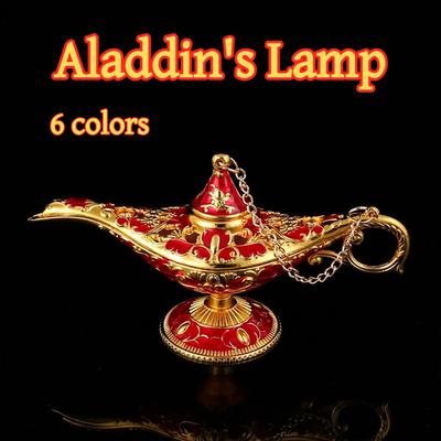 Aladdin-Wunschlampe, Wunschlampe aus Tausendundeiner Nacht, südostasiatischer Stil, Wohndekoration, Aladdin-Ornament, Dekoartikel