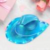 LEDS Cowboy Hats Fashionable Jeans Hat Adjustable Brightness Hat Flashing Model Hat for Camping and Running