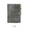 Double Zipper Women's Wallet Minimalist Short Three Layer Large Capacity Purse Card Holder ID Card Credit Bank Card Holder Money Bag