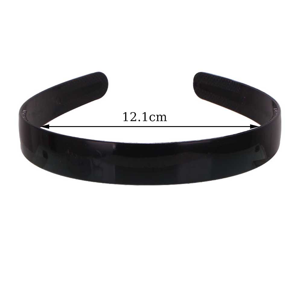 Simple Black Wide Headband 0.5/0.6/0.8/1.2/2/2.5cm Girl Women Plastic Hairband Toothed Anti-skid Head Hoop DIY Hair Accessories