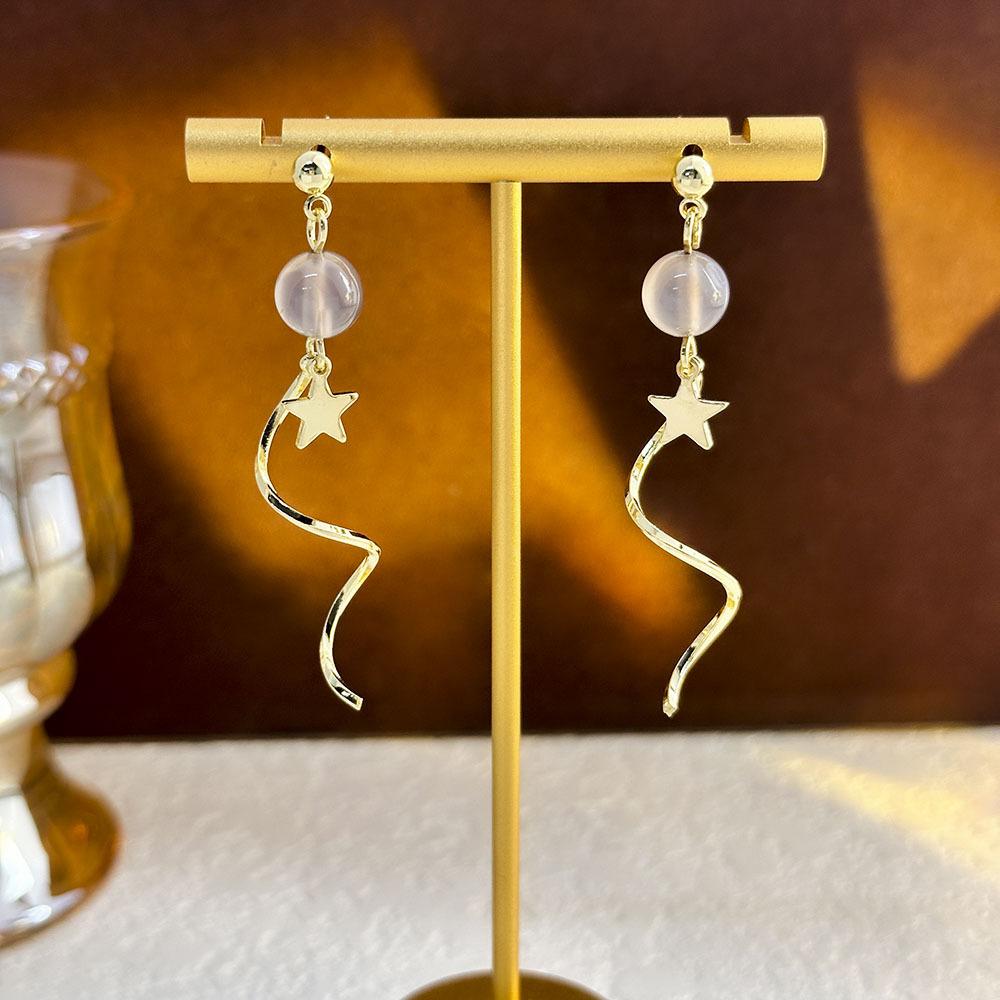 Новые китайские антикварные серьги с бахромой