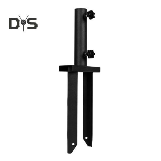 

Сверхпрочный держатель для флагштока, металлический штырь для флага, наземный, регулируемое основание для флага, универсальные осветительные колышки, стойка для улицы, устойчивая к ржавчине чёрный