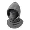 Drawstring Fleece Balaclava Hat Windproof Masks Hood Beanies Fashion Hooded Neck  Ski