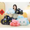 Cloud-Shaped Plush Pillow Soft Short Pile Stuffed Toy Bedside Car Decor In Sky Blue White Sunset Gray