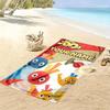 Custom Name Twirlywoos Print Beach Towel, Large Soft Quick Dry Towel for Beach Camping Swimming_xia