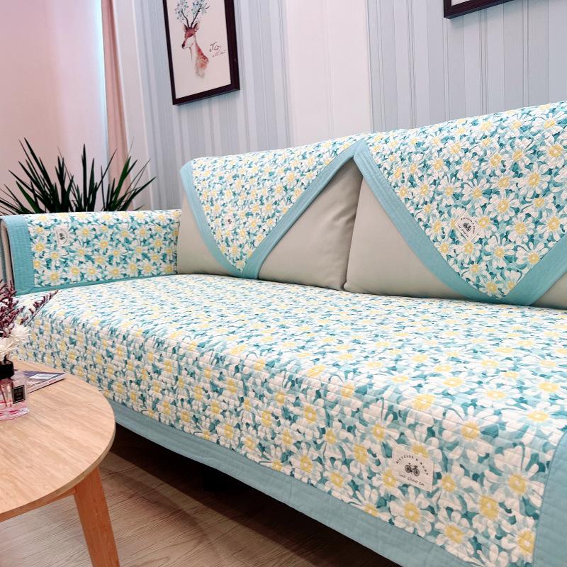 Маленькое свежее диванное полотенце из чистого хлопка — фото 3