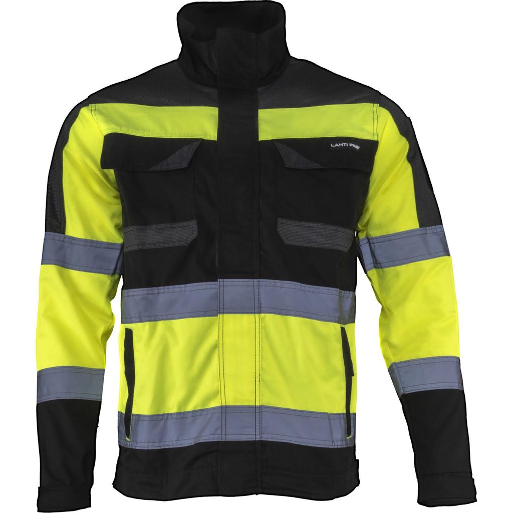 Warning Jacket Black and Yellow, "3Xl", Ce, Lahti