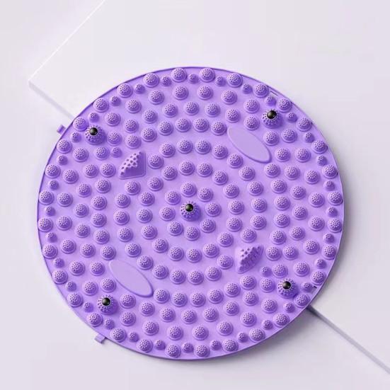 

Массажный коврик для ног, складная конструкция, портативная рефлексотерапевтическая подушка для релаксации, эргономичный акупрессурный коврик, массажный инструмент для ходьбы фиолетовый