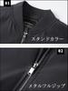 [TACVASEN] Flight Jacket Men's Outerwear Winter Coat Warm Windproof Jacket Sports Lightweight Stadium Jacket Collared Jumper Autumn Military Black L