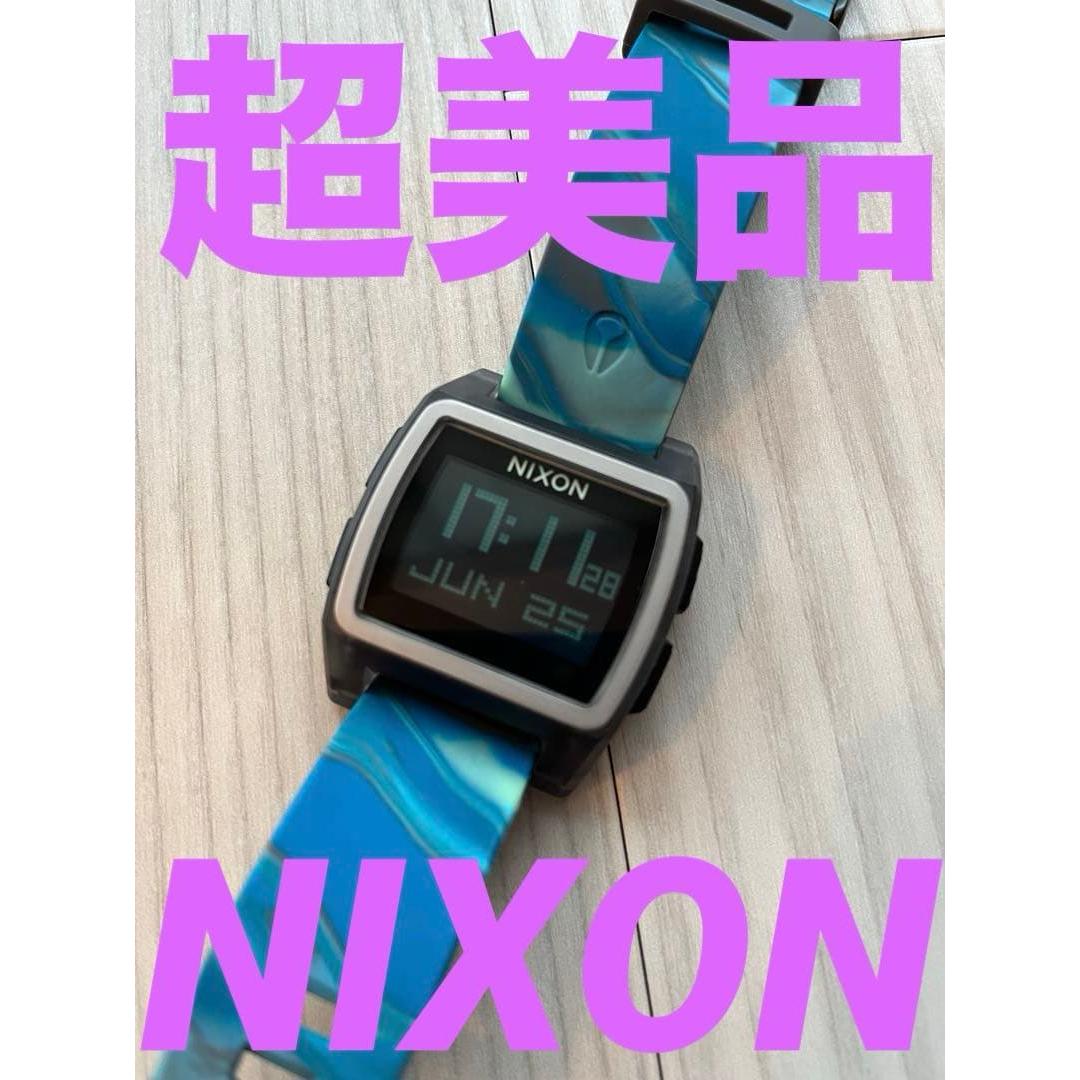 Used NIXON BASE TIDE jellyfish comp digital watch